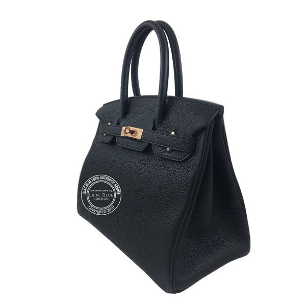 Hermès Birkin 30cm Black Togo RGHW
