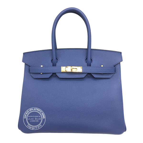 Hermès Birkin 30cm Bleu Brighton Epsom GHW