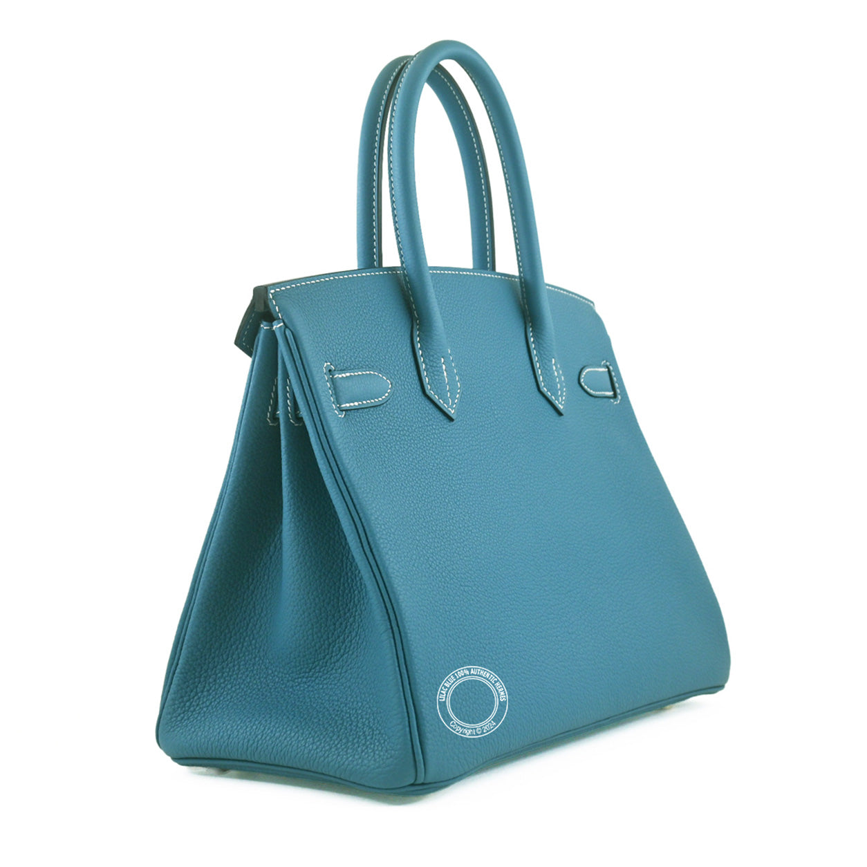 Hermès Birkin 30cm Blue Jean Togo GHW