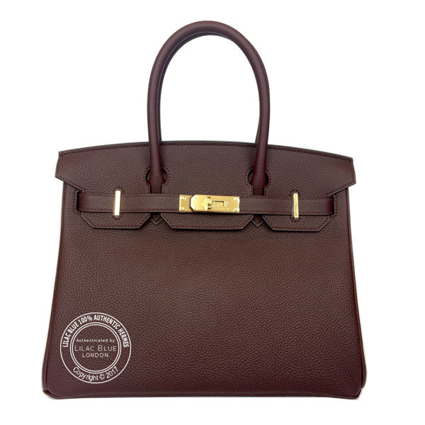 Hermès Birkin 30cm Bordeaux Togo GHW