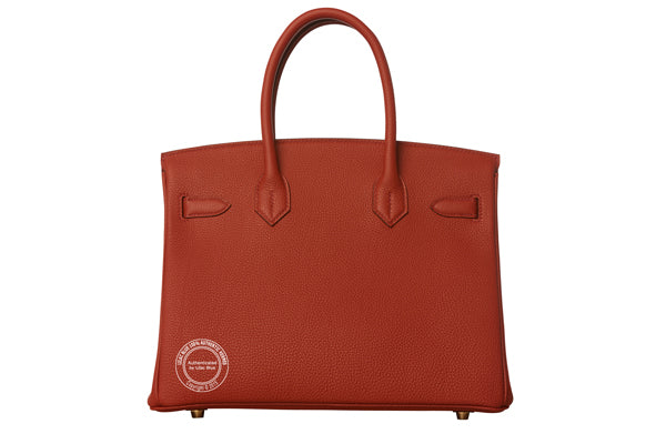 Hermès Birkin 30cm Brique Togo GHW