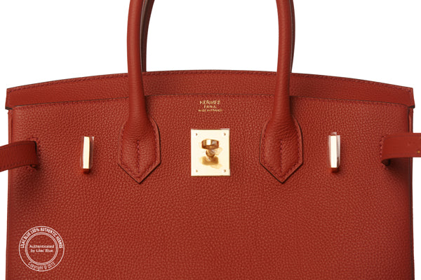 Hermès Birkin 30cm Brique Togo GHW