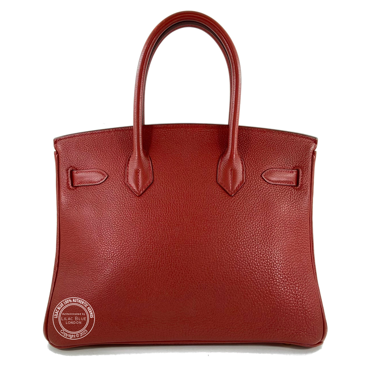 Hermès Birkin 30cm Brique Togo GHW - Preloved