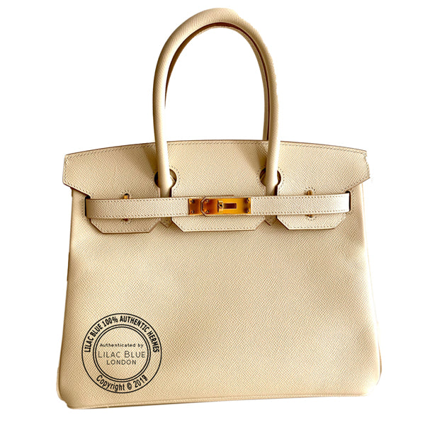 Hermes Birkin 30cm Craie Epsom GHW