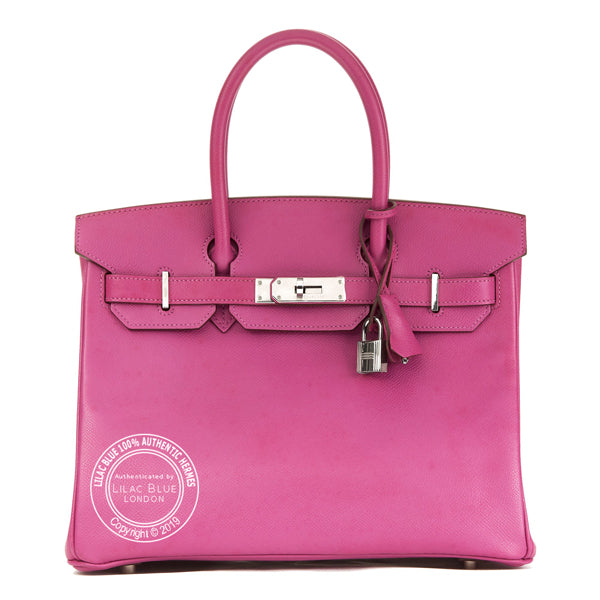 Hermès Birkin 30cm Cyclamen Epsom PHW - Preloved