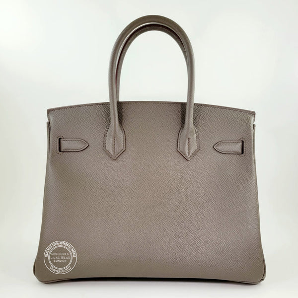 Hermès Birkin 30cm Etain Epsom GHW - Preloved