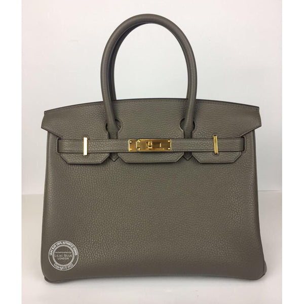 Hermès Birkin 30cm Etain Togo GHW