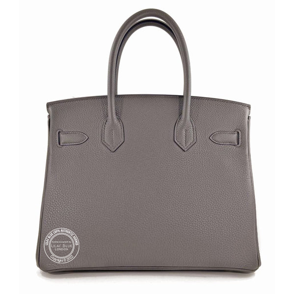 Hermès Birkin 30cm Etain Togo RGHW