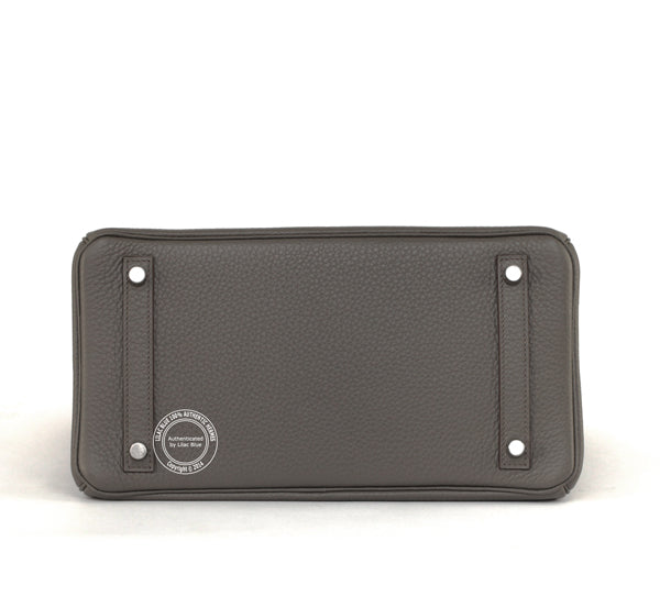 Hermès Birkin 30cm Etain Clemence PHW