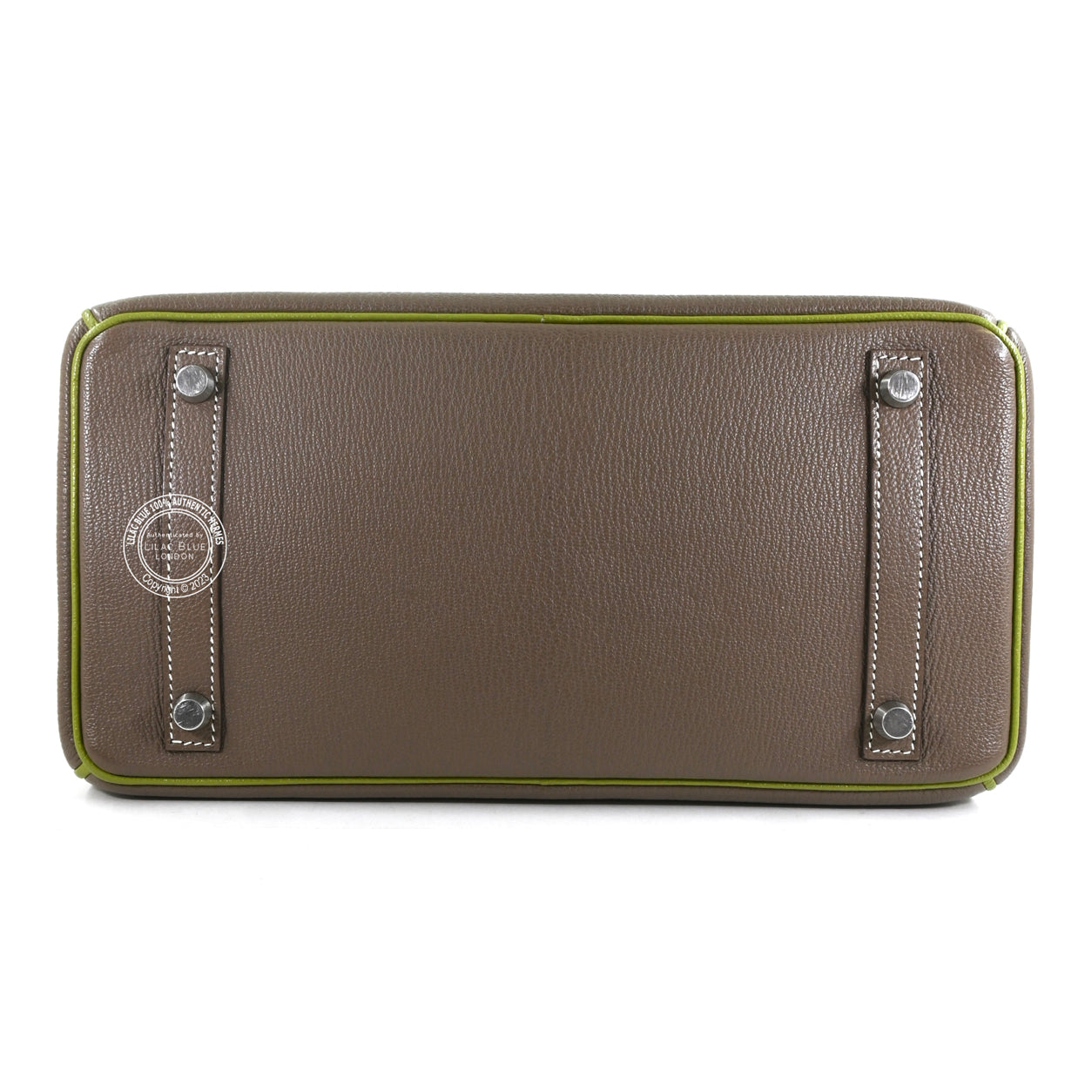 Hermes Birkin 30cm Etoupe/Vert Anis HSS Chevre BPHW - Preloved