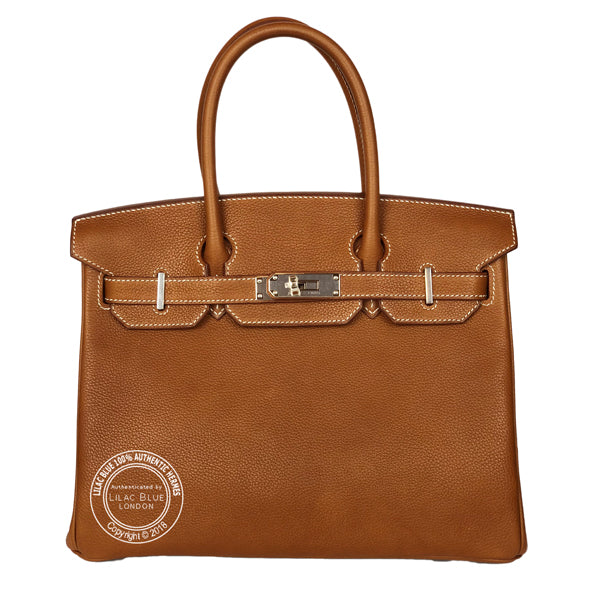 Hermes Birkin 30cm Fauve Barenia Faubourg PHW