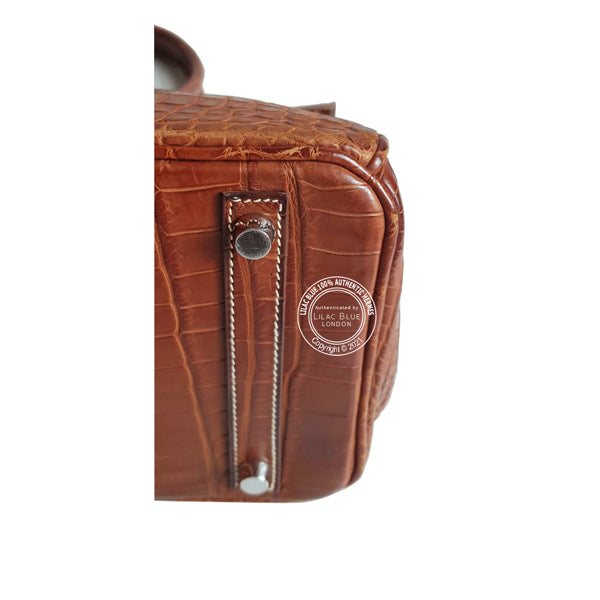 Hermès Birkin 30cm Fauve Matte Croc PHW - Preloved