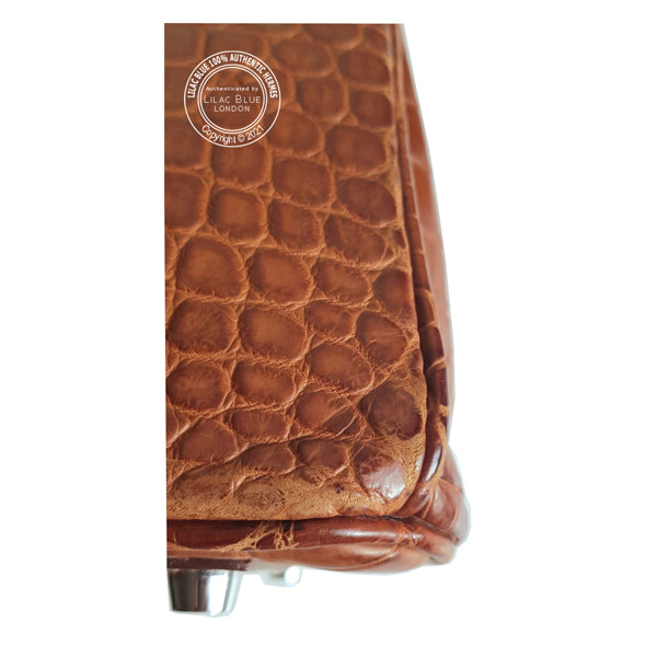 Hermès Birkin 30cm Fauve Matte Croc PHW - Preloved