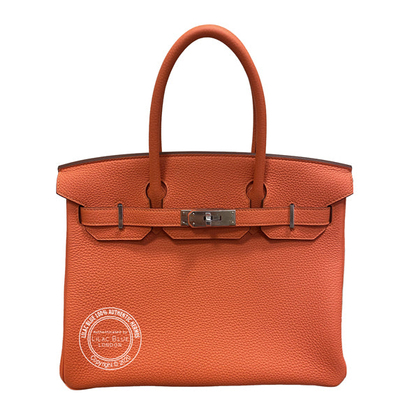 Hermes Birkin 30cm Feu Togo PHW