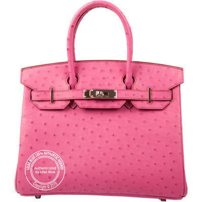 Hermès Birkin 30cm Fuschia Ostrich PHW
