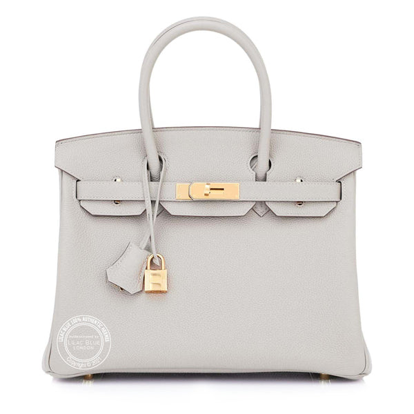 Hermès Birkin 30cm Gris Perle Togo GHW