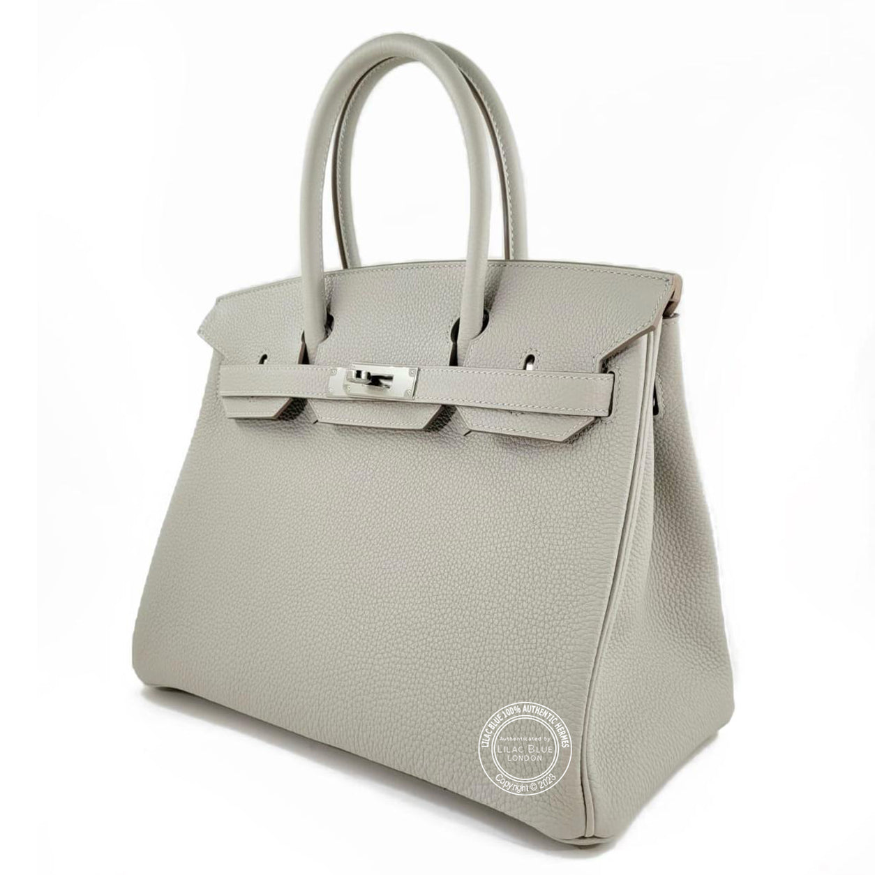 Hermès Birkin 30cm Gris Perle Togo PHW