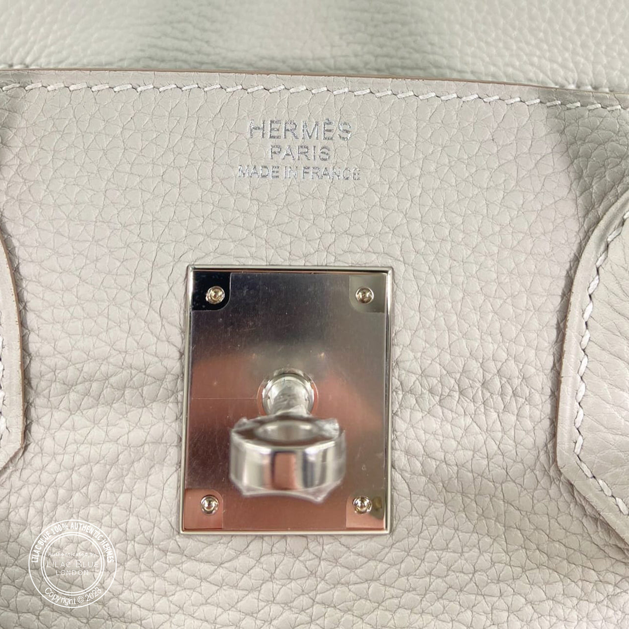 Hermès Birkin 30cm Gris Perle Togo PHW