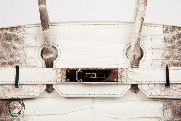 Hermes Birkin 30cm Himalaya Matte Croc PHW