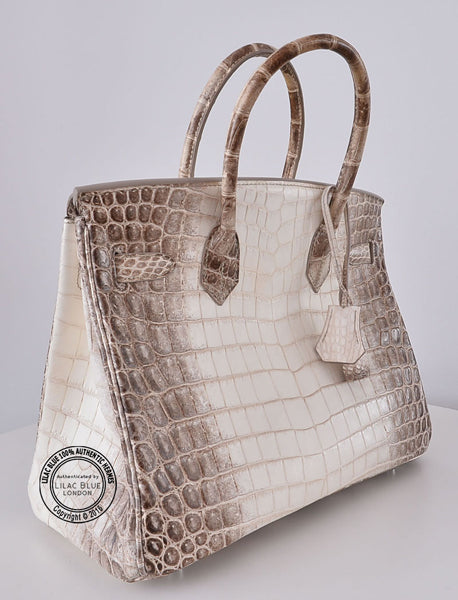 Hermes Birkin 30cm Himalaya Matte Croc PHW