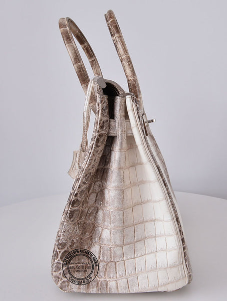 Hermes Birkin 30cm Himalaya Matte Croc PHW