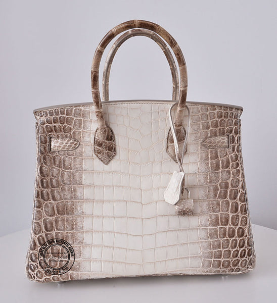 Hermes Birkin 30cm Himalaya Matte Croc PHW