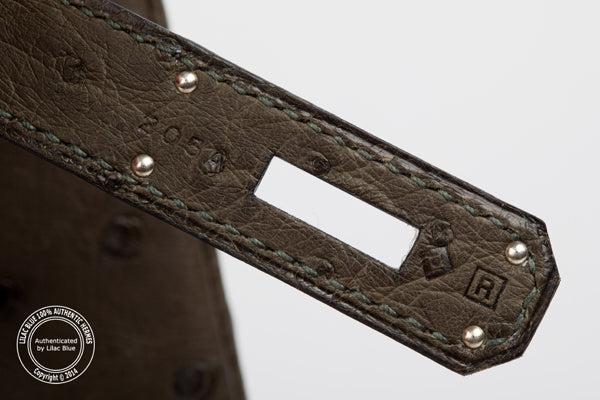 Hermès Birkin 30cm Vert Olive Ostrich PHW