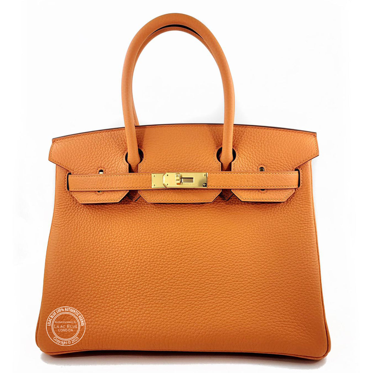Hermès Birkin 30cm Orange Clemence GHW