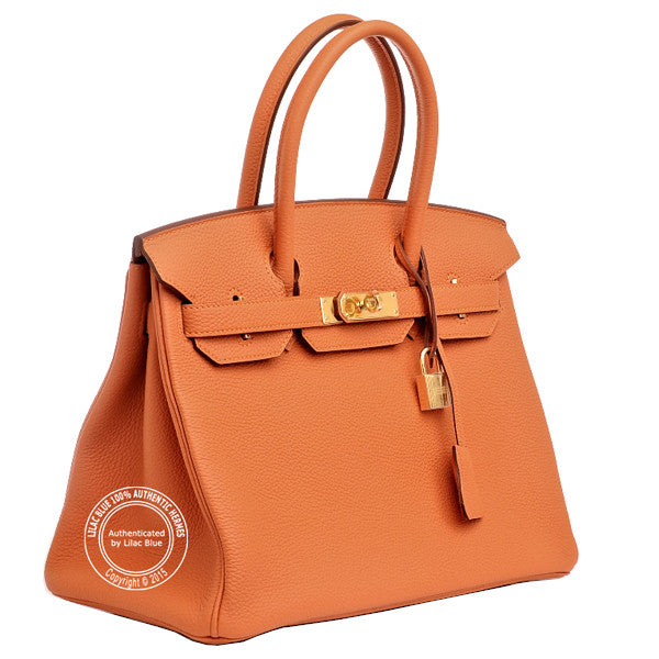 Hermès Birkin 30cm Orange Togo GHW