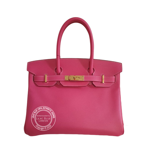 Hermes Birkin 30cm Rose Tyrien Epsom GHW - Preloved