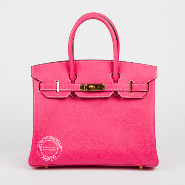 Hermes Birkin 30cm Rose Tyrien Epsom GHW - Preloved