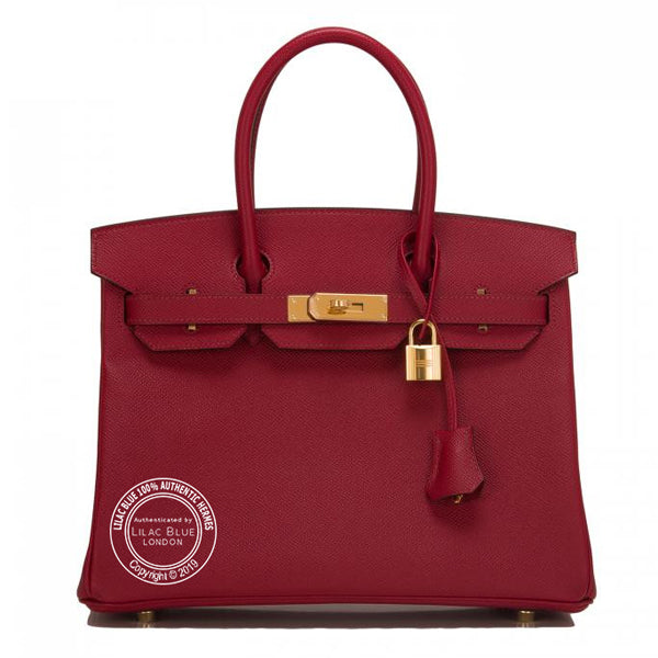 Hermès Birkin 30cm Rouge Grenat Epsom GHW