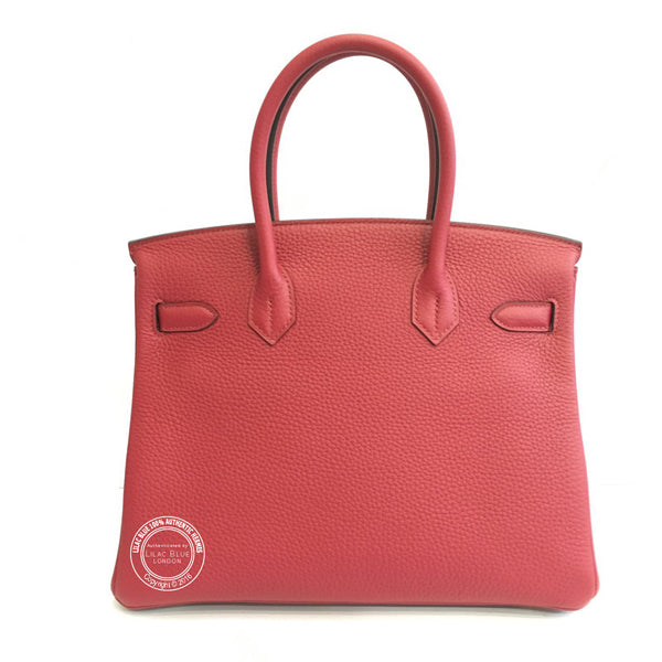 Hermès Birkin 30cm Rouge Grenat Clemence GHW