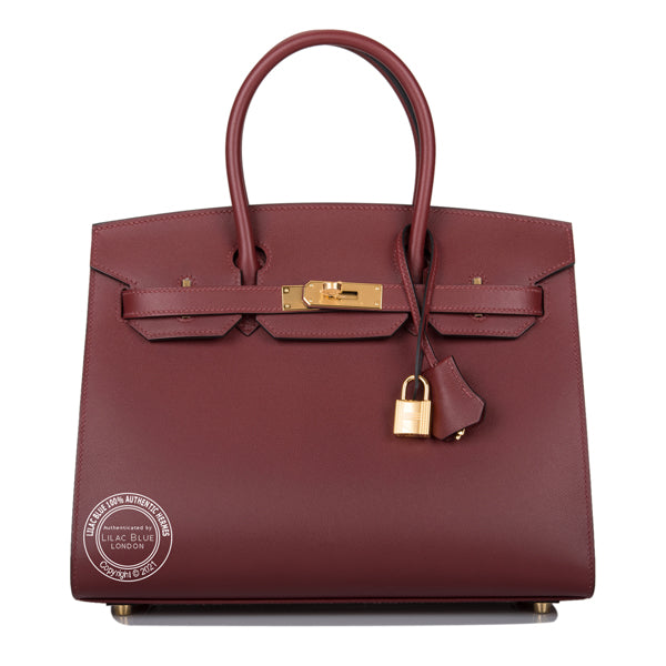 Hermès Birkin 30cm Rouge H Sellier Monsieur GHW