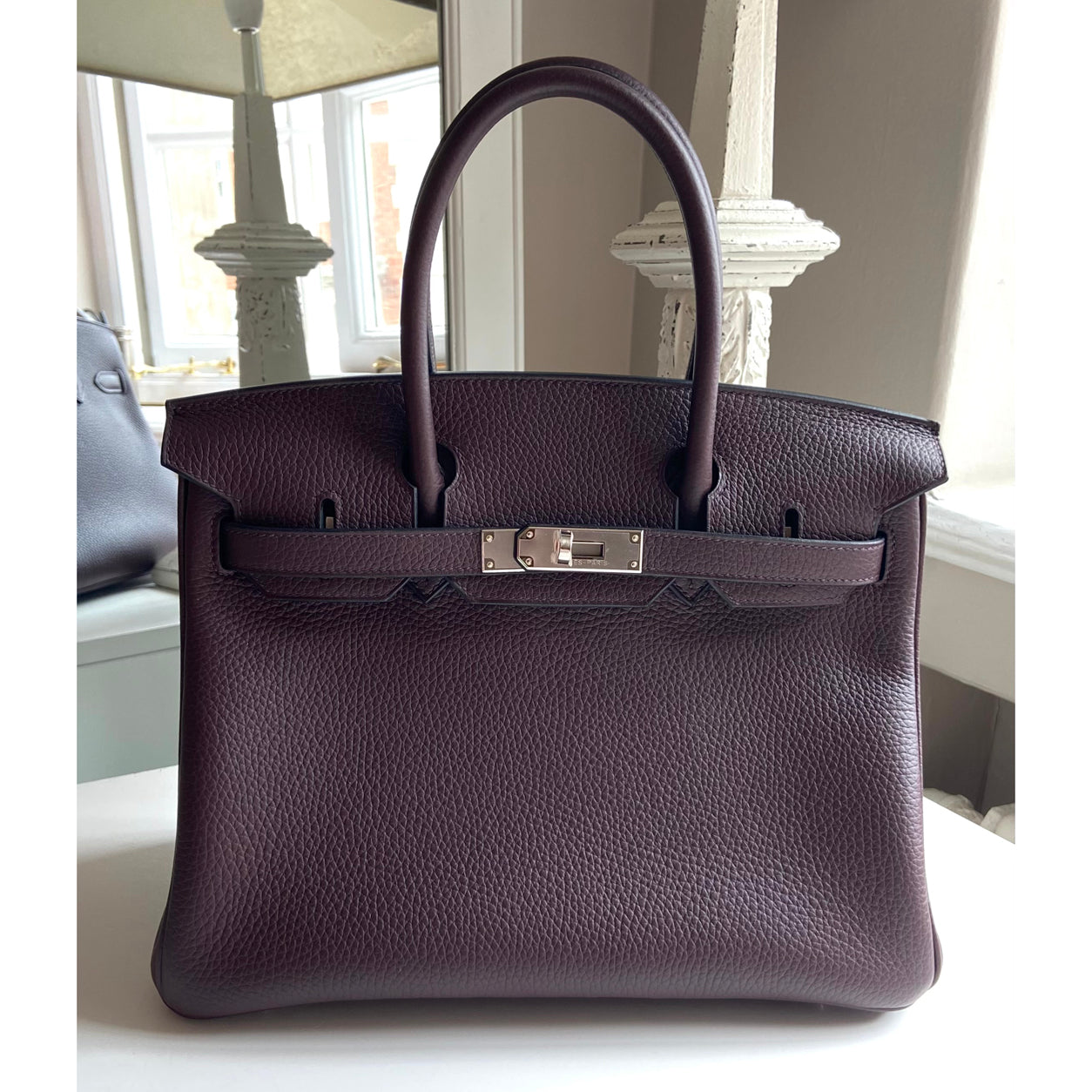 Hermès Birkin 30cm Rouge Sellier Clemence PHW