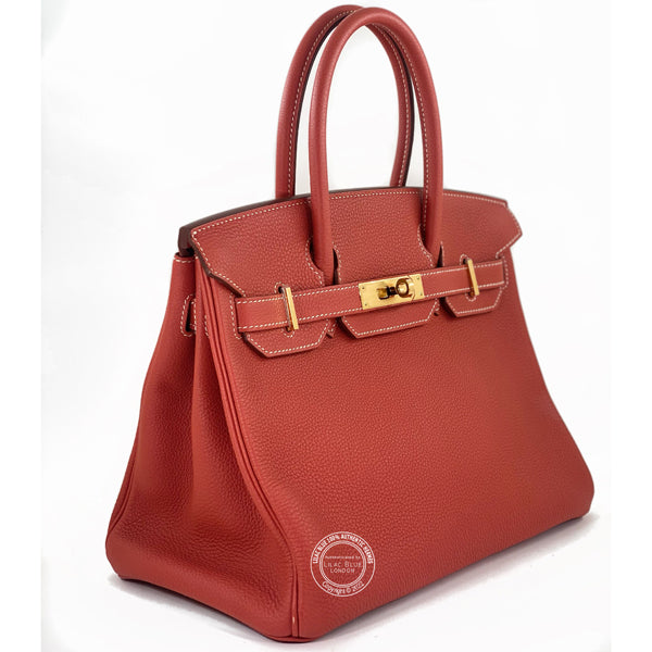 Hermès Birkin 30cm Sanguine Togo GHW