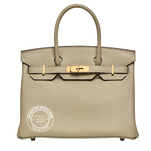 Hermès Birkin 30cm Sauge Clemence GHW