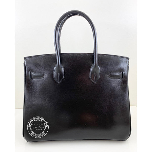 Hermès Birkin 30cm So Black Box - Preloved