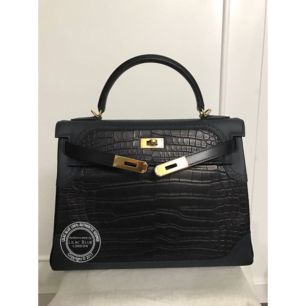 Hermès Birkin 30cm So Black Croc Black Preloved
