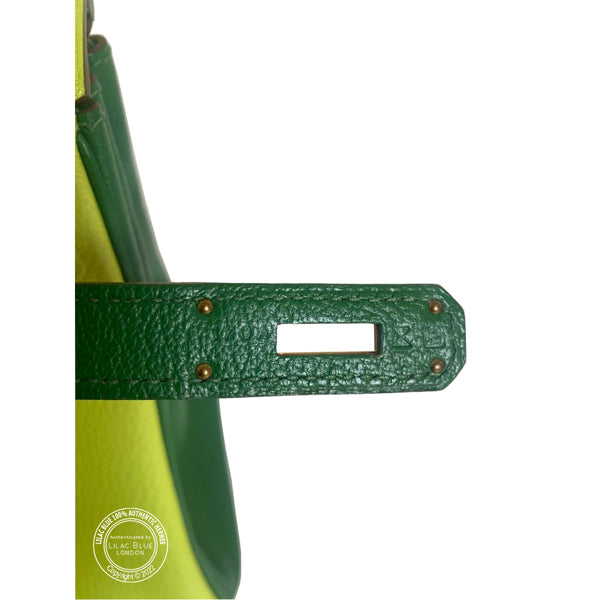 Hermes Birkin 30cm Vert Anis/Vert Bengale HSS Chevre GHW - Preloved