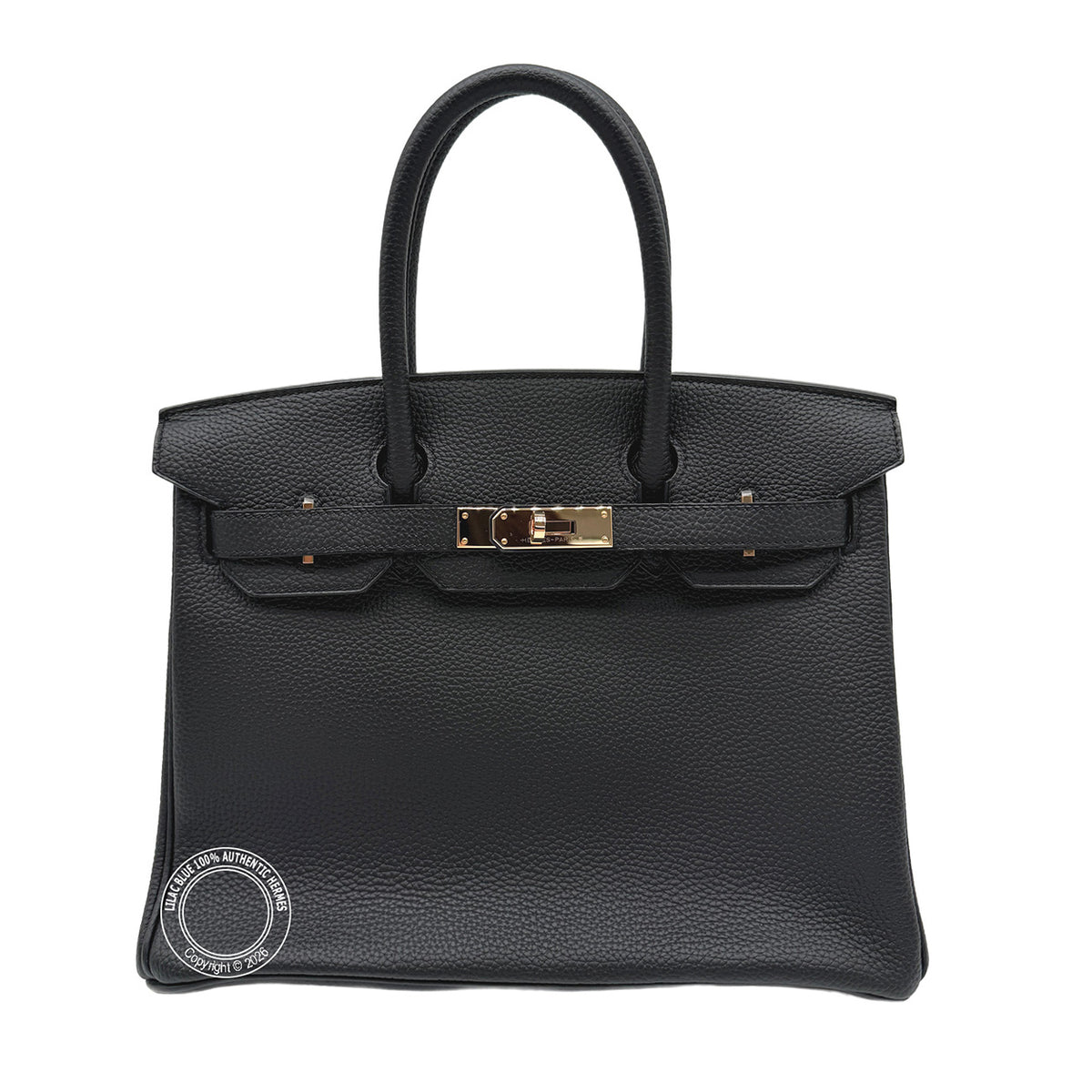 Hermès Birkin 30cm Black Togo RGHW - Preloved