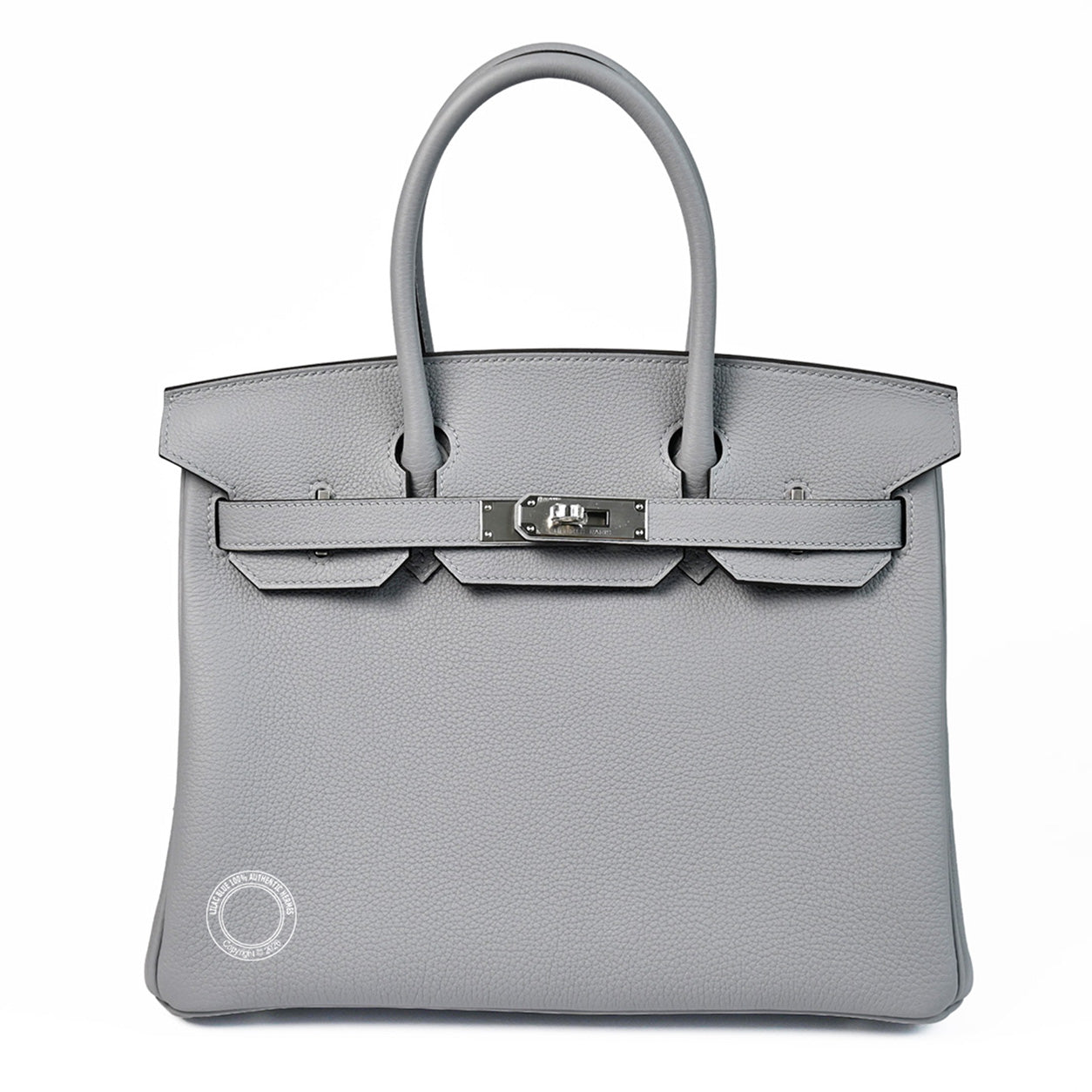 Hermès Birkin 30cm Gris Pantin Togo PHW