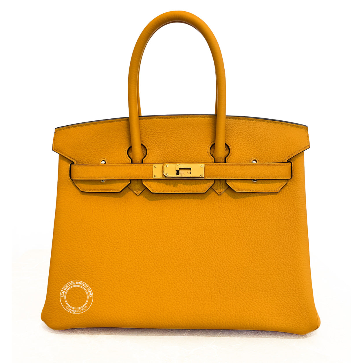 Hermès Birkin 30cm Jaune Ambre GHW