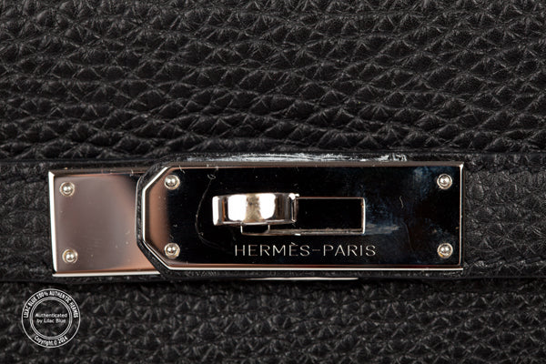 Hermès Kelly 32cm Black Togo PHW - Preloved