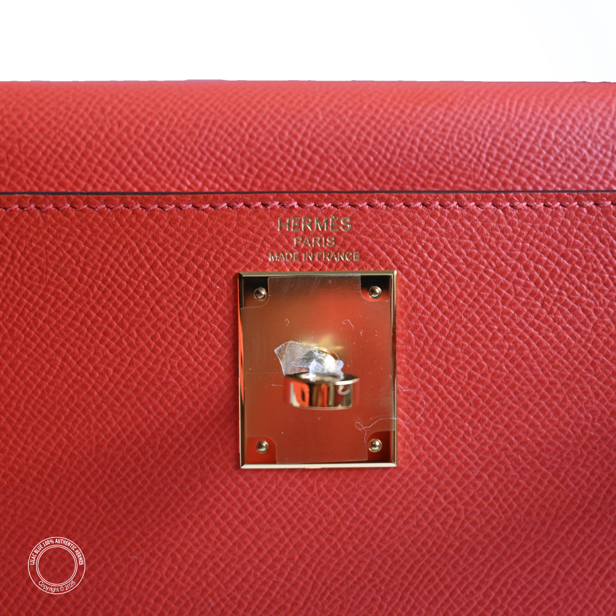 Hermès Kelly 28cm Capucine Epsom GHW