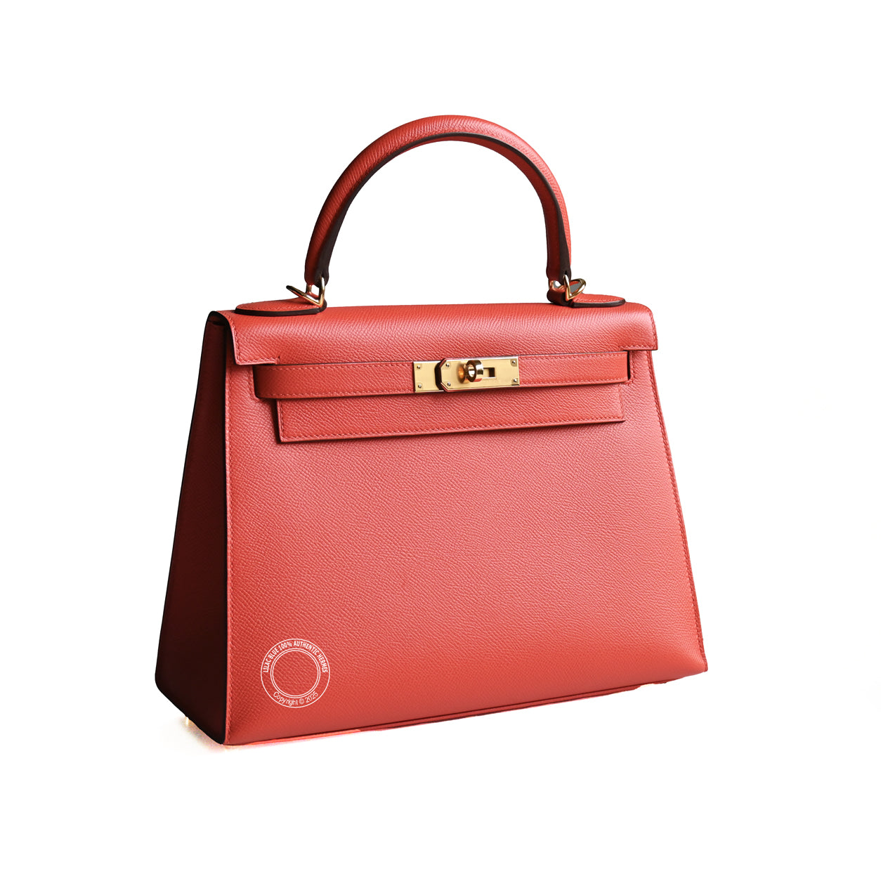 Hermès Kelly 28cm Capucine Epsom GHW