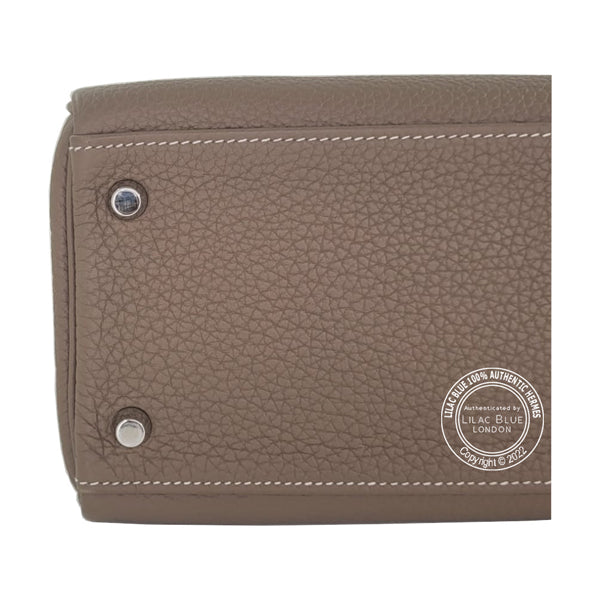 Hermès Kelly 32cm Etoupe Togo PHW - As New