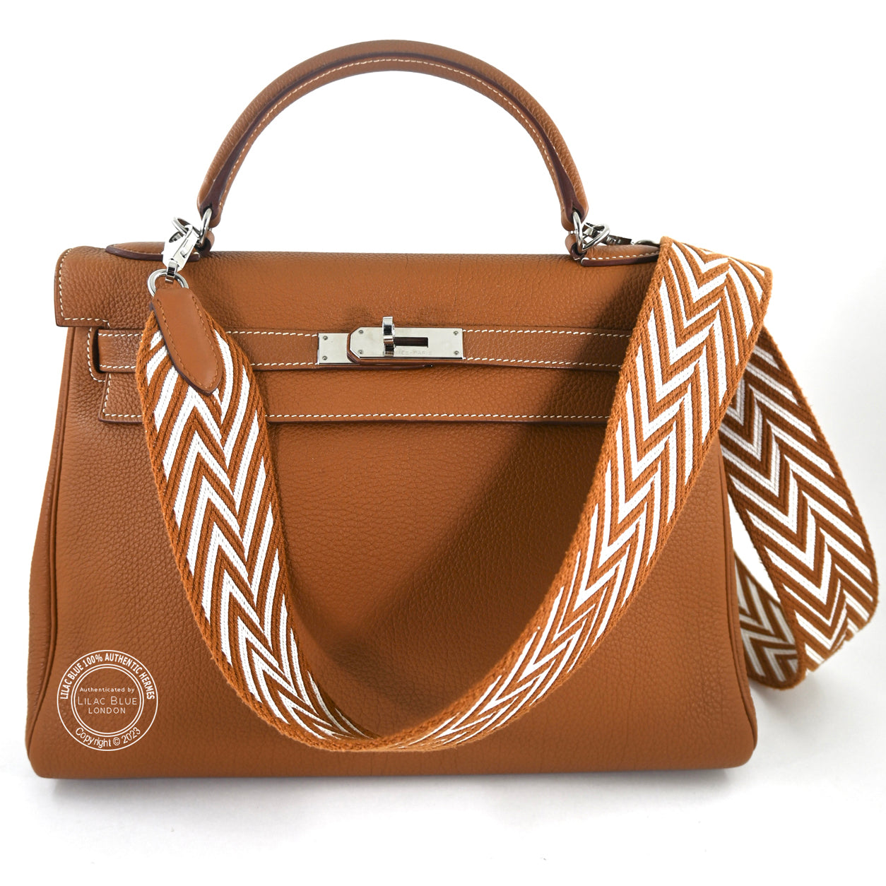 Hermes Kelly 32cm Gold Togo PHW - Preloved