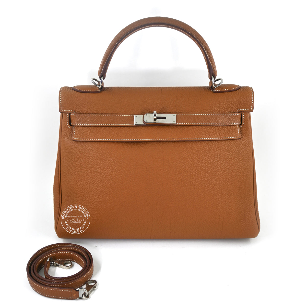 Hermes Kelly 32cm Gold Togo PHW - Preloved