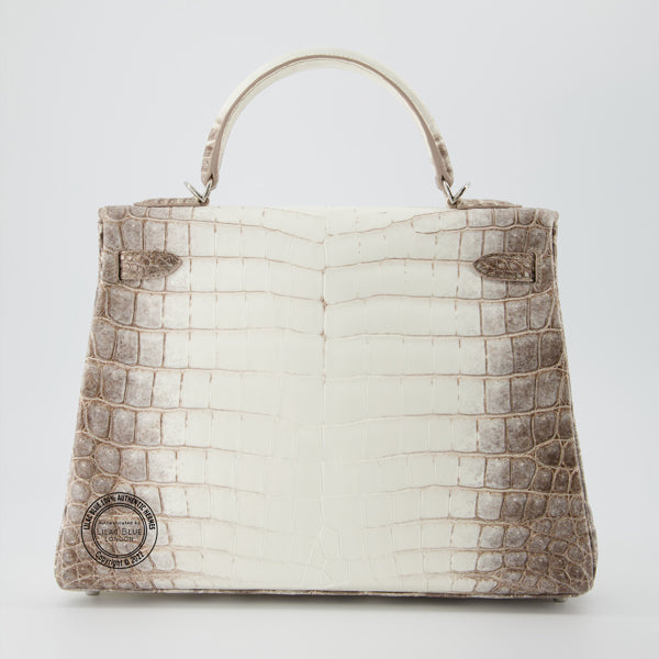 Hermès Kelly 32cm Himalaya Matte Croc PHW